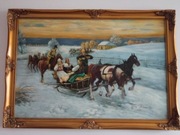 "Zaprzęg weselny" wg Alfreda Wierusza Kowalskiego