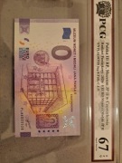 Banknot Kolekcionerski 0 Euro! Grading 67PCG