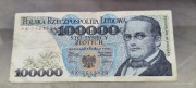 100000 zł 1990 seria AK
