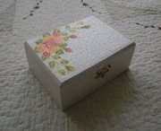 Pudełko na biżuterię drobiazgi handmade