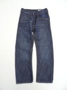  H&M wygodne spodnie jeansowe 134