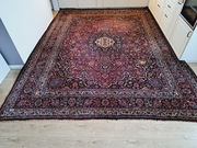 Ogromny salonowy perski dywan Kashan z początku XXw 320x395cm