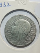 Monety 5 złotowe srebrne 1932 rok