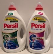 Zestaw dwóch żeli do prania Persil Kraft-Gel i Persil Universal Kraft-Gel