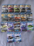 ZESTAW AUT HOT WHEELS MUSTANG 60 YEARS FAST FURIOUS 17 SZTUK