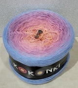 Włóczka ombre 3 nitki bawelna akryl Kokonki 1200 m