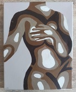 Obraz Akryl Płótno Kobita Ciało 30x23,5