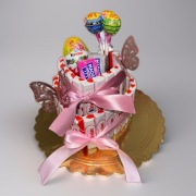 Tort Kinder serce mały