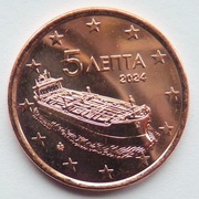 GRECJA 2024 5 CENTÓW UNC !!!!!!!!!!