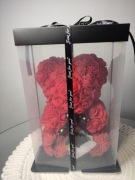 Miś różany czerwony