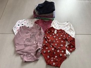 Zestaw body z długim rękawem – rozmiar 74–80 | 14 szt.