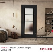 Drzwi wewnętrzne loftowe ERKADO