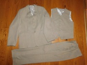 Trzyczęściowy garnitur chłopięcy Galjus, Marynarka, spodnie kamizelka 152