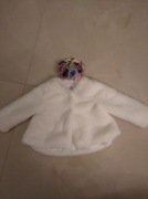 Kożuszek dziecięcy płaszczyk dziewczęcy 74 SMYK 