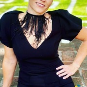 Naszyjnik ze strusich piór