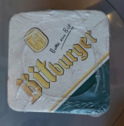 Bitburger. Zestaw oryginalni podkładki pod piwo 