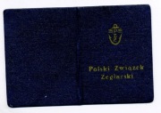 Legitymcja zasłużonego żeglarstwa polskiego 1970r