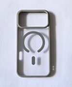 Etui/case przezroczyste z magsafe szare iPhone 17 pro max