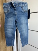 Jeansy C&A 104 niebieskie