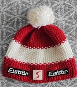 Czapka Eisbar Star Pompon MÜ SKA czerwona/biała/czerwona