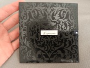 Zaproszenia ślubne czarne 50 sztuk z kopertami