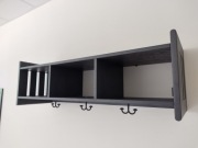 Półka wisząca wieszak przedpokój IKEA Panget