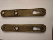 Szyldy mosiądz - cena za oba