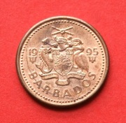 1  Cent  1995  r -     Barbados    Trójząb    stan !!!