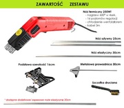 NOWA Boniarka 250W, nóż termiczny gilotyna, bruzdownica do styropianu, boni