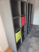 Regał Mixxit 4x2 antracyt 2 sztuki