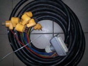 Harting 24, wtyczki, przewód wieloparowy