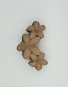 Spinka do włosów. Klamra. Kwiaty. Kolor brązowy.