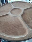 Taca obrotowa drewniana do serów,wędlin lub przystawek.