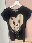 Czarny T-shirt, Zara TRF