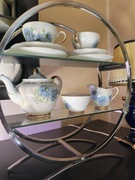 Addreley zestaw fine Bone china piękny stan witrynowy RZADKOŚĆ + gratis