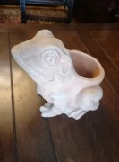 Stara donica doniczka kwietnik ogrodowa żaba