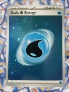 Basic WATER Energy NM Cosmos Holo Pokémon TCG