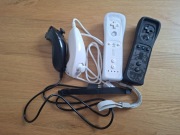 Kontroler Wii + Nunchuk TechKen czarny biały zamiennik
