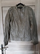 Kurtka skórzana damska MANGO 