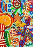 "The Jungle" obraz olejny na płótnie 50x70