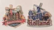 Magnes na lodówkę akrylowy Holland Holandia Amsterdam 2szt.(44)