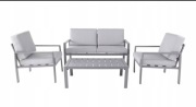 Zestaw mebli ogrodowych tarasowych z aluminium Morea