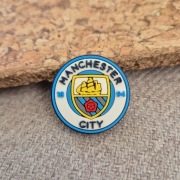 Pin przypinka herb Manchester City Premier League Crocs do butów