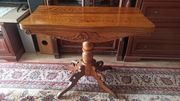 Stół rozkładany stolik Wiktoriański ponad 100 lat super stan!