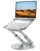 Touee Teleskopowy Stojak Na Laptopa Dla Biurka z Podstawą Obrotową 360 °