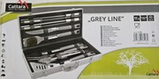 Zestaw akcesoriów do grillowania firmy CATTARA, GREY LINE – 11 elementów.