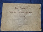 Karl Czerny Wybór etiud dla dzieci PWM 1954 stare nuty