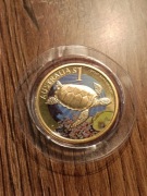 Australia 1 dolar 2010r.Wielka Rafa Koralowa Zolw 13,8g.30,6mm.