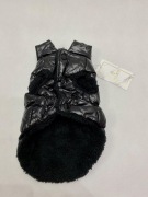 Kurtka czarna dla pieska 