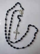 Różaniec czarny Matka Boża 
